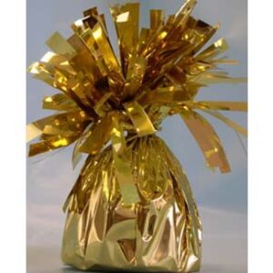 Gold Mylar Balloon Weight