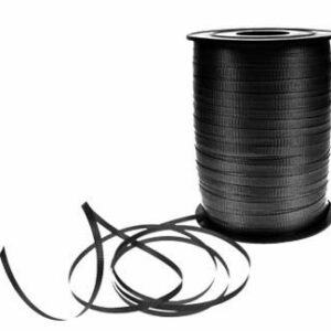 Black Balloon Ribbon Spool