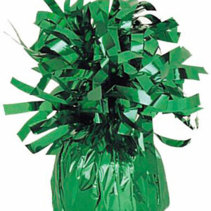 Green Mylar Balloon Weight