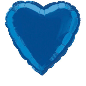 Royal Blue Hearts Foil Balloon