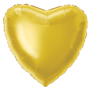 Gold Hearts Foil Balloon