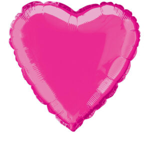 Hot Pink Hearts Foil Balloon