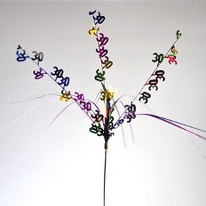 30th Multi Colour Foil Spray