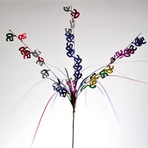 50th Multi Colour Foil Spray