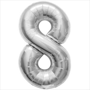 Number 8 Megaloon- Silver