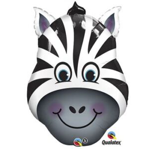 Jungle Party Zebra supershape balloon