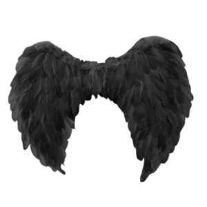 Child Black Angel Wings