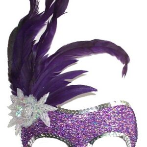 Sylvanna Eye Mask With Feathers