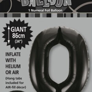 Number 0 Megaloon-Black