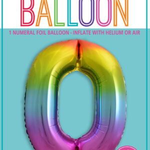 Number 0 Megaloon-Rainbow