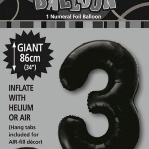 Number 3 Megaloon-Black