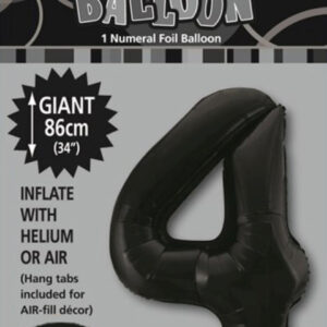 Number 4 Megaloon-Black