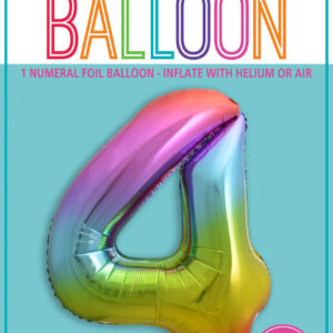 Number 4 Megaloon-Rainbow