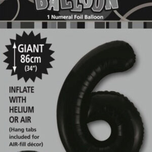 Number 6 Megaloon-Black