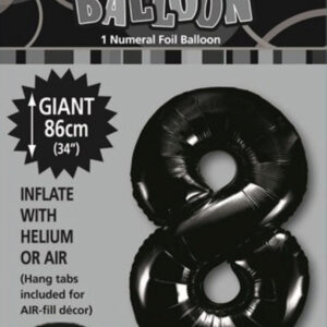 Number 8 Megaloon-Black