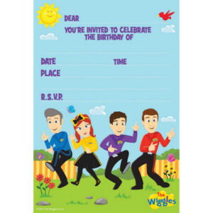 Wiggles Invites
