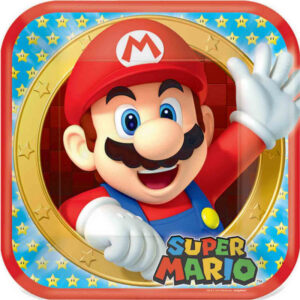 Super Mario Bros Square Plate