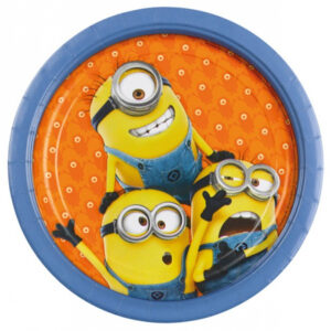 Despicable Me Minions Round Plates