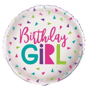 Birthday Girl Foil Balloon 18"