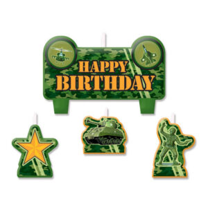 Camouflage Candles