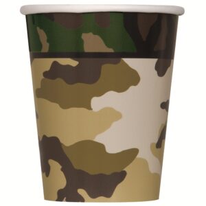 Camouflage Cups 9oz