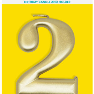 2 Gold Candle
