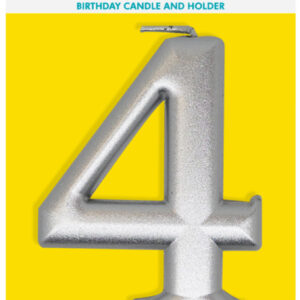 4 Silver Candle