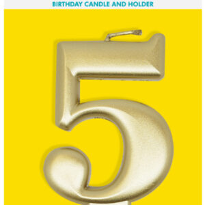 5 Gold Candle