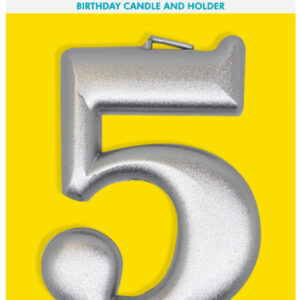 5 Silver Candle