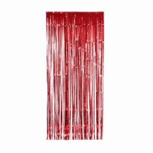 Foil Curtain Red