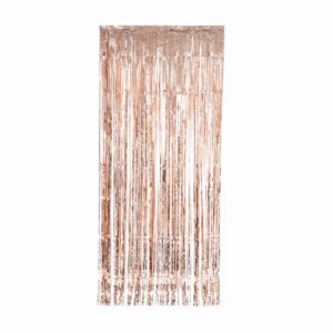 Foil Curtain Rose Gold