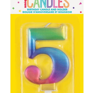 5 Rainbow Candle