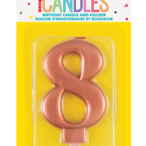 8 Rose Gold Candle