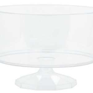 Flared Bowl Plastic Clear Medium
