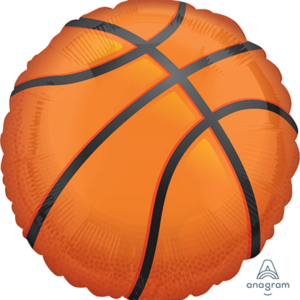 Basketball Jumbo Super Shape Foil Balloon