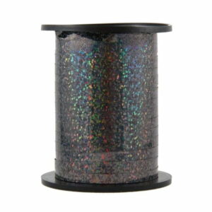 Black Metallic Ribbon Spool