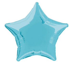 Pastel Blue star foil balloon