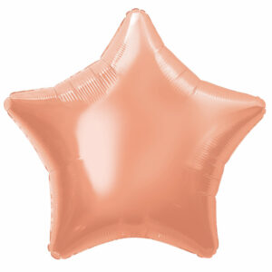 Rosegold star foil balloon