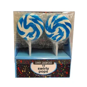 Swirly Pops 10pk Blue