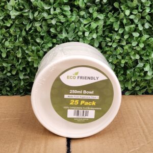 250ml Sugarcane Bowl 25pk