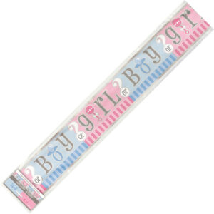 Baby Reveal Foil Banner Boy or Girl??