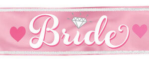 Bride Sash