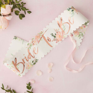 Bride to be Sash