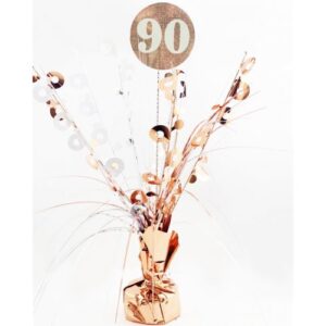 Rosegold & White Centrepiece Weight 90th