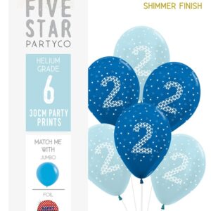 2nd Birthday (Blue) 6pk