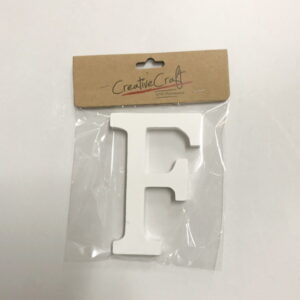 Craft Wood Letter "F"