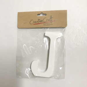 Craft Wood Letter "J"