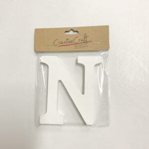 Craft Wood Letter "N"