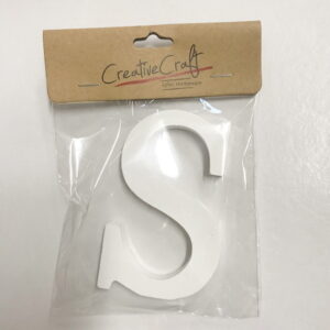 Craft Wood Letter "S"