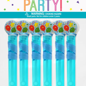 Blue Bubble Wand 6pcs